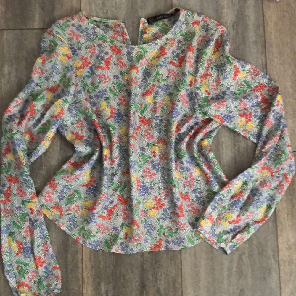 Zara silk blouse
